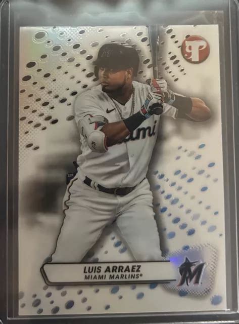 Luis Arraez Topps Rifrattore Incontaminato Miami Marlins Eur