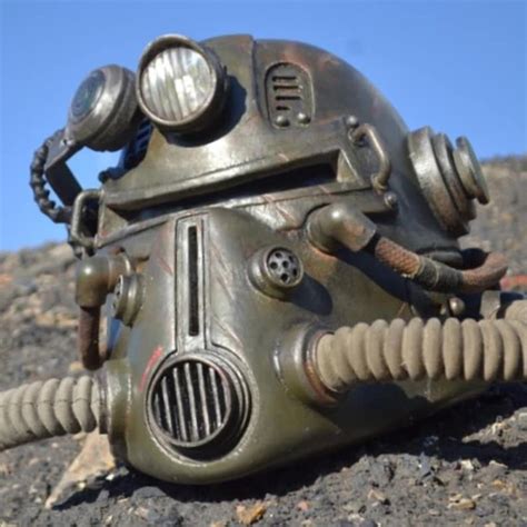 Fallout Helmet Cosplay T 51b Power Armor Helmet Etsy