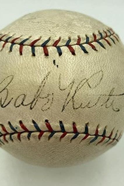 The Finest Babe Ruth Single Signed Baseball