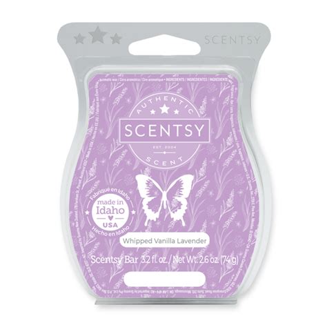 Whipped Vanilla Lavender Scentsy Bar Sammy Grace Scents