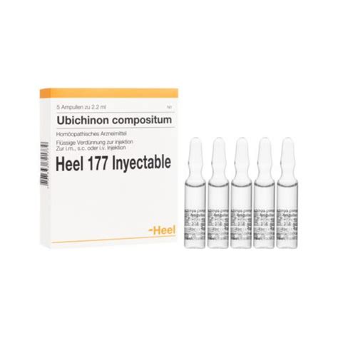 TONICO INJEEL ESPECIALIDAD AMPOLLA X 1 ML HEEL Caja X 5 Ampollas