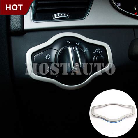 For Audi A S Interior Headlight Switch Button Cover Trim Ebay