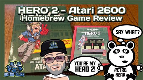 Hero Atari Homebrew Game Review Youtube