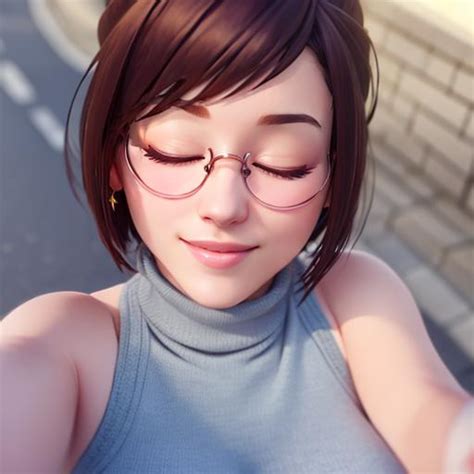 Ai Art Lora Model Mei Overwatch 3d Style Pixai