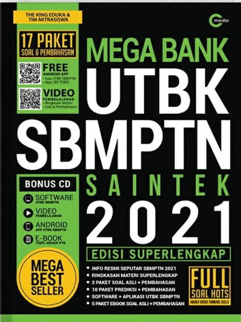 Mega Bank Utbk Sbmptn Saintek Edisi Super Lengkap