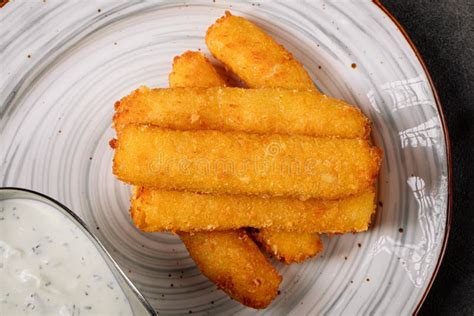 Closeup on Fried Breaded Cheese Sticks Stock Image - Image of nutrition ...