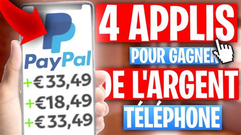 4 APPLICATIONS Pour Gagner De L ARGENT Avec Son TÉLÉPHONE En 2020