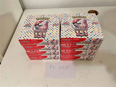 Pokemon 151 Japanese Booster Box Boxes Rare Sealed Tcg Cards Other