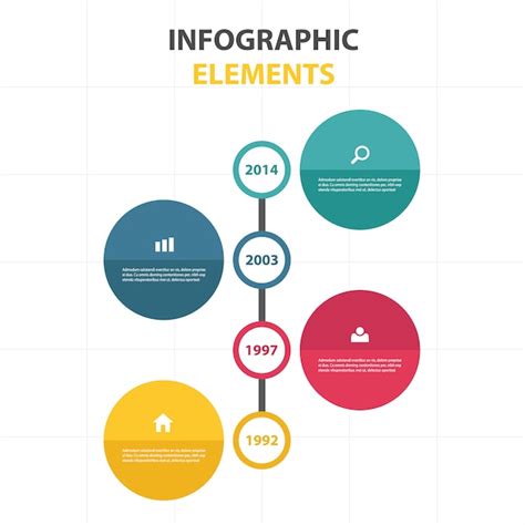 Free Vector Colorful Business Infographic Template