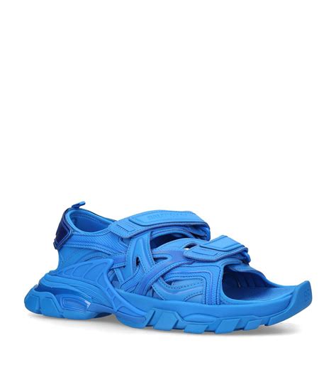 Balenciaga Synthetic Track Sandals in Blue for Men - Lyst