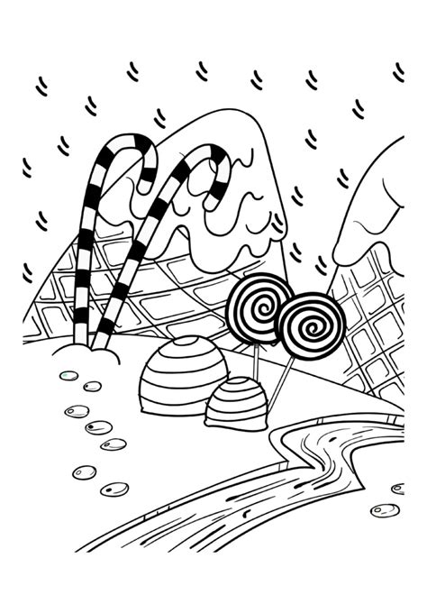 Sweet Candy Coloring Pages I Fun For Kids And Adults