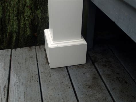 Azek Cellular Pvc Lantern Post Sleeve By New England Woodworks