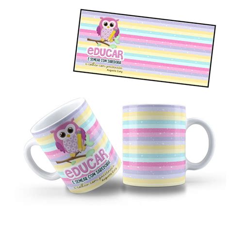 Caneca Educar Semear Sabedoria Elo Produtos Especiais