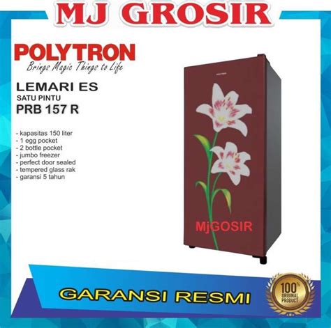 Jual Kulkas Polytron Prb 157 Lemari Es 1 Pintu Prb157 Prb 157 Di Seller