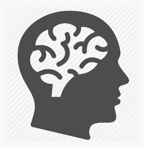 Brain Png Image Human Head Brain Silhouette Png Transparent Png