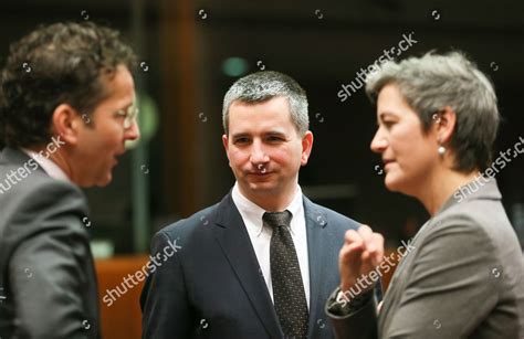 Polish Finance Minister Mateusz Szczurek C Editorial Stock Photo