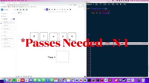 Bubble Sort Algorithm Cie A Level Computer Science 9618 Youtube