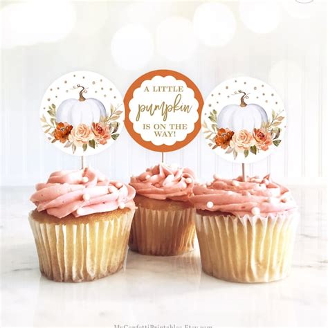 Fall Cupcake Toppers - Etsy