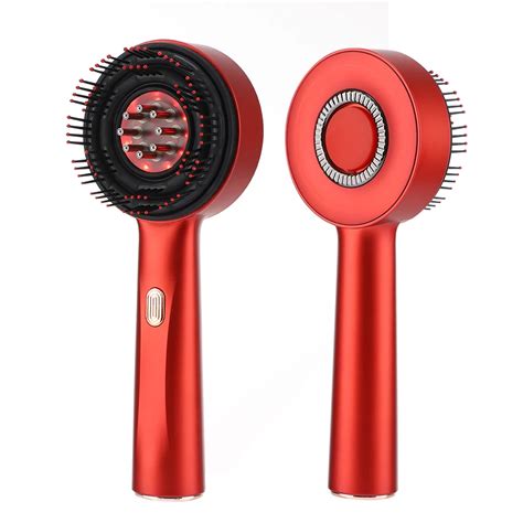 Electric Massage Comb Vibration Red Light Therapy Hair Growth Massage