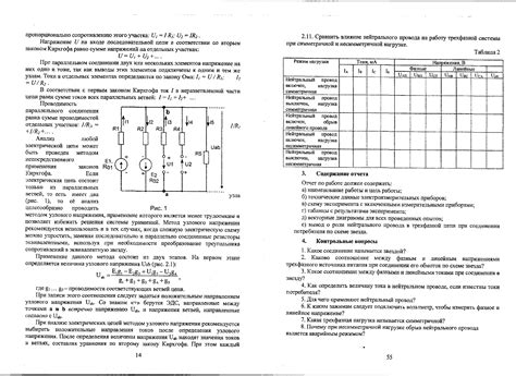 М.У. Электрические цепи