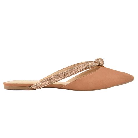 Mule Nobuck Bico Fico Amanda Ayello Nude Marina Calçados