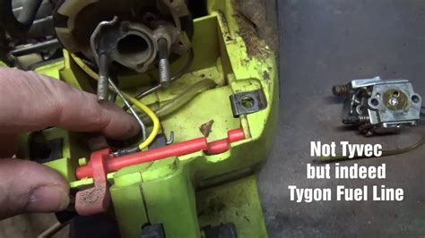 Poulan Chainsaw Model P3314 Fuel Line Routing Diagram Poulan