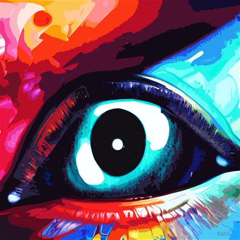 Eye See Digital Art By Gali Gilor Pixels