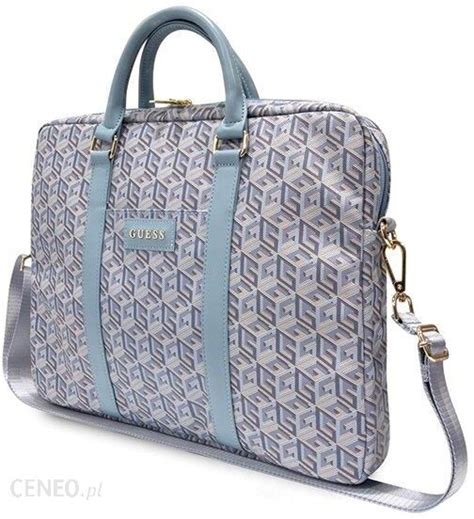 Guess Torba GUCB15HGCFSEB 16 Niebieski Blue GCube Stripes Ceny I