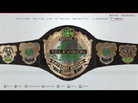 WWE 2K19 Custom Belts BCW Television Championship YouTube