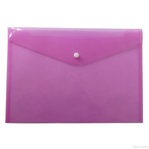 Button 035 Mm Rectangle Plastic File Folder For Office At Rs 25piece