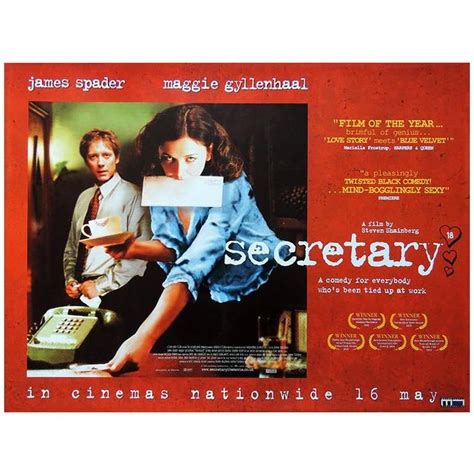 "Secretary" Film Poster, 2002 For Sale at 1stdibs