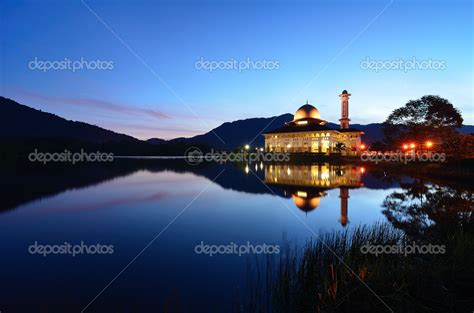 Darul Quran Mosque in Blue Stock Photo by ©faisal1304 22293993