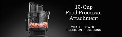 Vitamix 12 Cup Food Processor Attachment With Self Detect™ Compatible