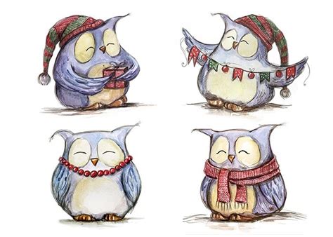 Pin by Modorova Svetlana on Совы | Bird illustration, Cute animal ...
