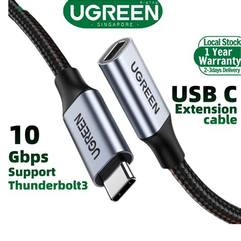 Ugreen Usb C Extension Cable Usb Type C Gen Male To Female Fast