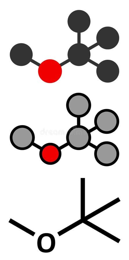 Tert Butyl Alcohol Tert Butanol Solvent Molecule D Rendering Stock