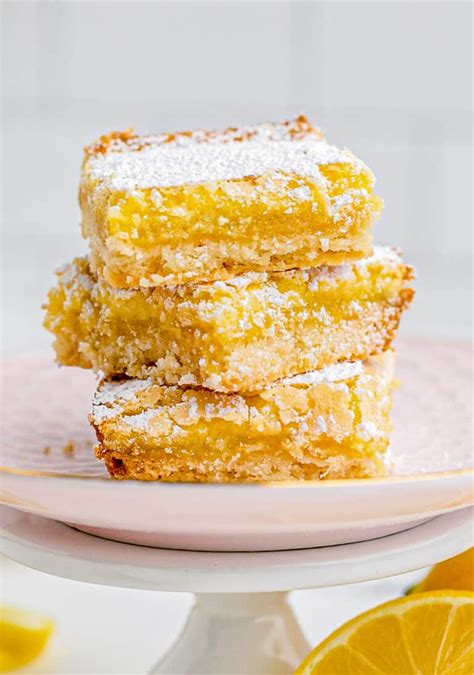 Classic Lemon Bars Easy Dessert Recipes