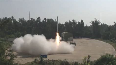 India Conducts Maiden Flight Of Long Range Ballistic Missile Defense