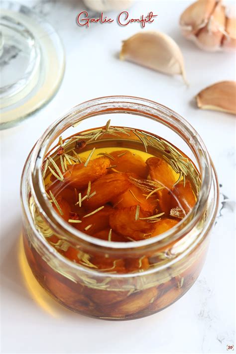 Garlic Confit Recipe Sharmis Passions