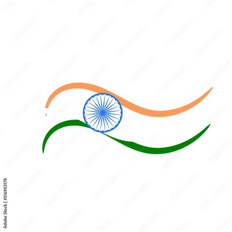 Indian flag design. Creative Indian flag design Stock Vector | Adobe Stock