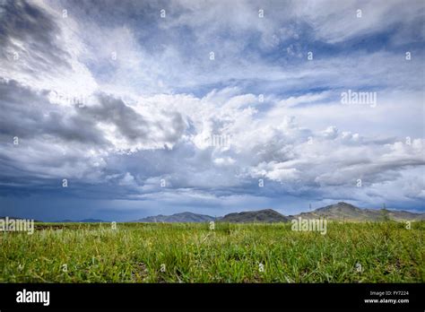 hazy sky landscape Stock Photo - Alamy