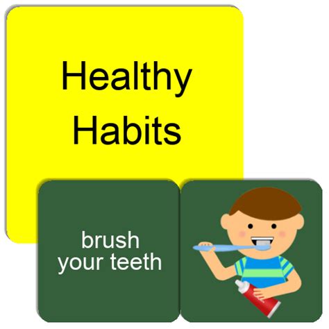 Healthy Habits Memory Game Match The Memory