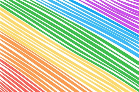 Diagonal Rainbow Stripes