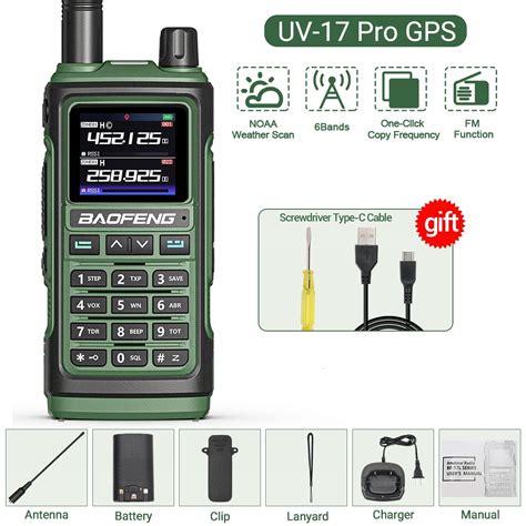 Baofeng Uv Pro Gps Air Band Walkie Talkie Ch Bezprzewodowa