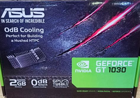 Asus GeForce GT 1030 2GB GDDR5 GT1030 SL 2G BRK Graphics Card