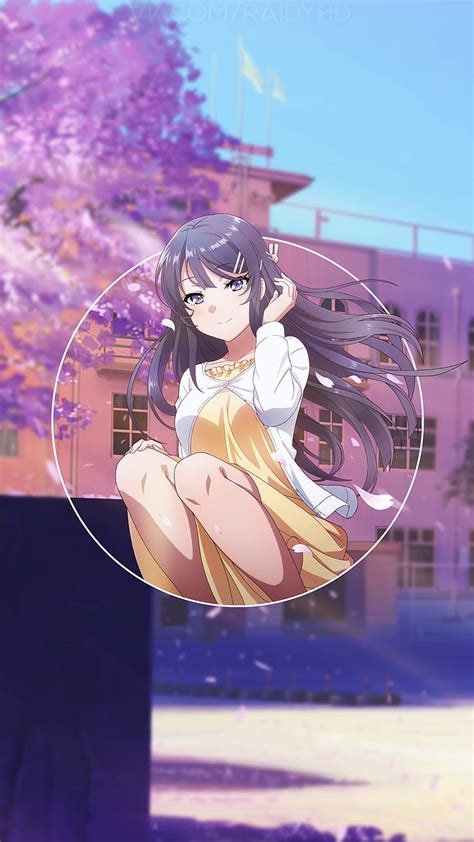 Mai Sakurajima Anime Seishun Buta Yarou Wa Bunny Girl Senpai No Yume O Minai Fondo De