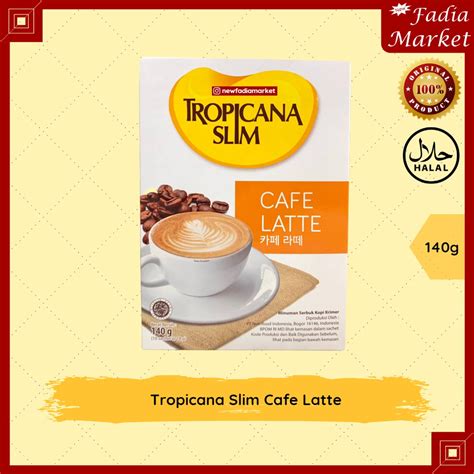 Jual Tropicana Slim Cafe Latte Kopi Krimer 140g Shopee Indonesia