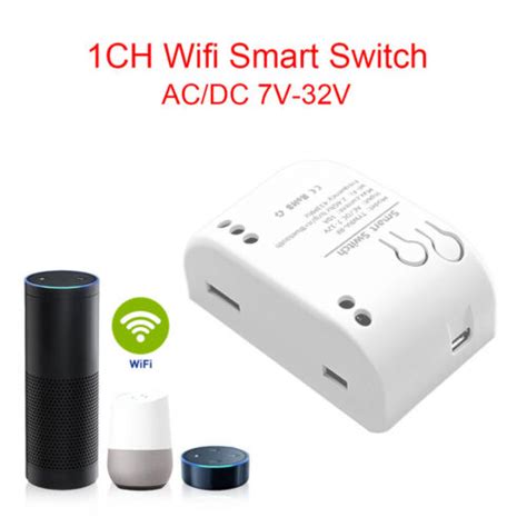 Tuya Wifi Switch One Way Smart Relay Module For Alexa Google Home V