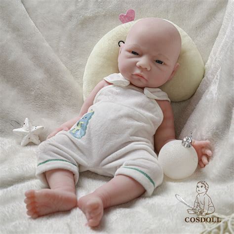 18 5 Ganzkörper weiches Silikon Reborn Baby BOY Real