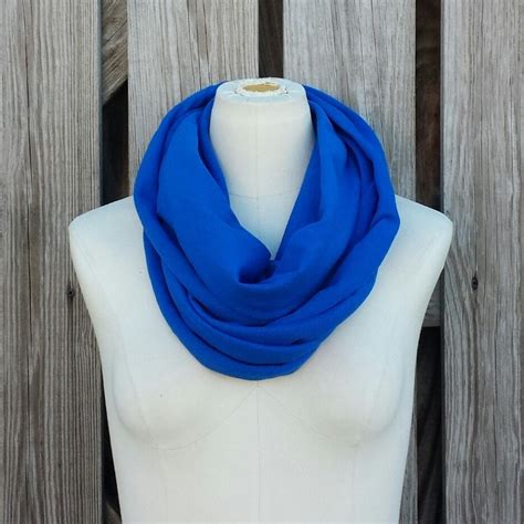 Items similar to Royal Blue Infinity Scarf - The GRANDE Royal Blue ...